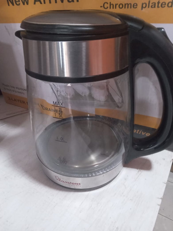 Ramtons RM/566 1.7L Cordless Glass Jug Kettle Pre-Loved