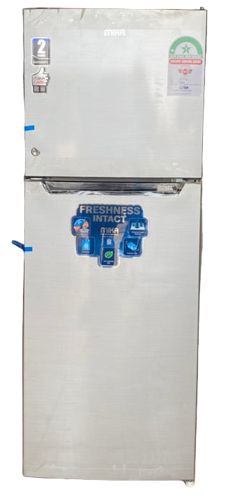 MIKA Top Mount Freezer 2 Door Defrost Fridge MRDCD138LSD(MRDCD75LSD)