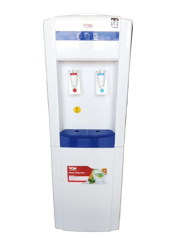VON VADA2110W Hot & Normal Water Dispenser with Storage Cabinet
