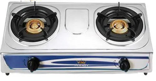 Annov Stainless Steel 2 Burner Gas