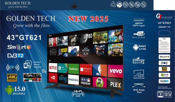 Golden Tech GT621 43-inch Smart 4K TV