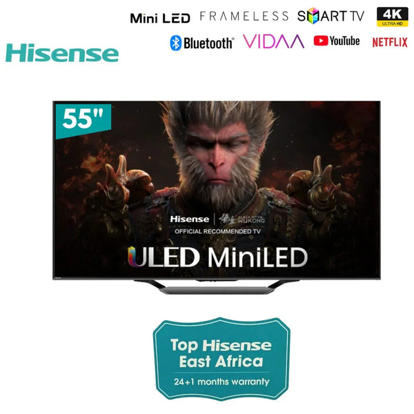 Hisense 55U7NKKEN 65 Inch Series Mini-LED ULED 4K TV