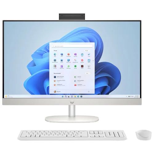 HP 27-CR1003nh Intel Core Ultra 7-155U 27″ PC 16 RAM 512GB SSD Dos White