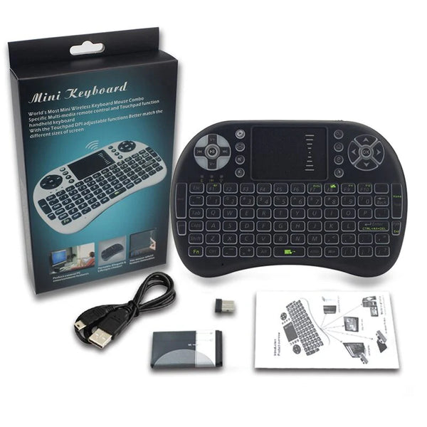 Portable Mini Android Wireless Keyboard – Rechargeable with Back-light
