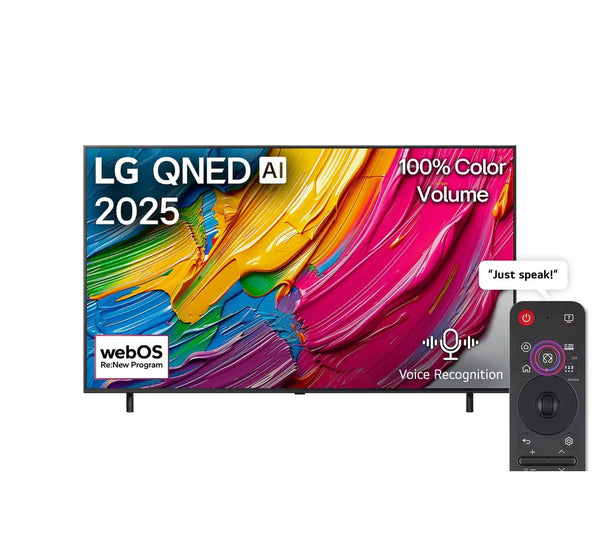 LG 65" 65QNED80A6A 4K QNED TV - Magic remote, Smart, HDR10, a7 AI Processor Gen8, webOS25