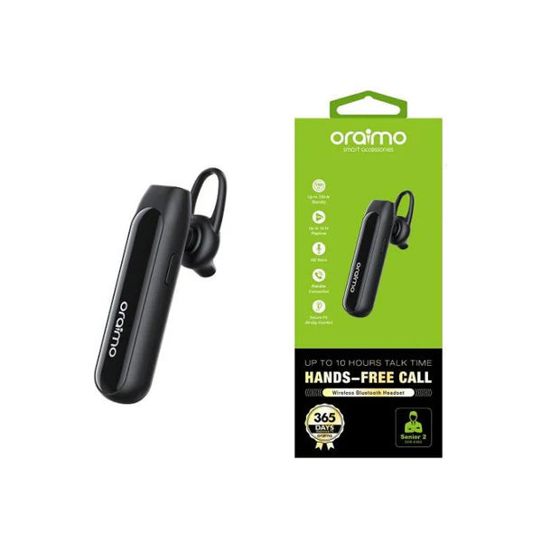 Oraimo Wireless Earphone OEB-E38S - Black