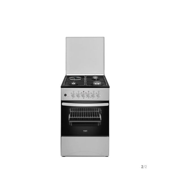 Von VCF503131NFY, 3 Gas+ 1 Electric Cooker