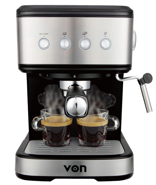 Von VCME-851DX Espresso Coffee Maker - Stainless Steel