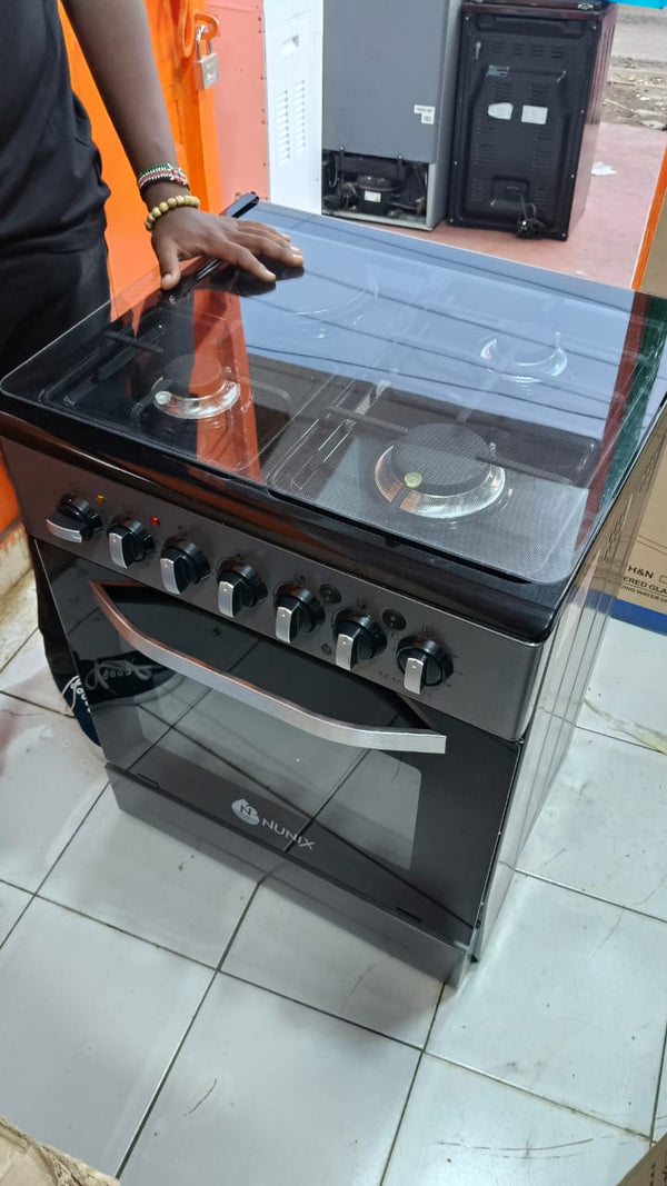 Nunix 50*60cm Cookers 3 Gas, 1 Hotplate
