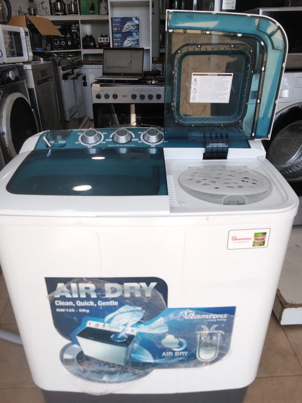 Ramtons RW/125 Washing Machine 6KG Twin Tub Semi-Automatic Pre-Loved