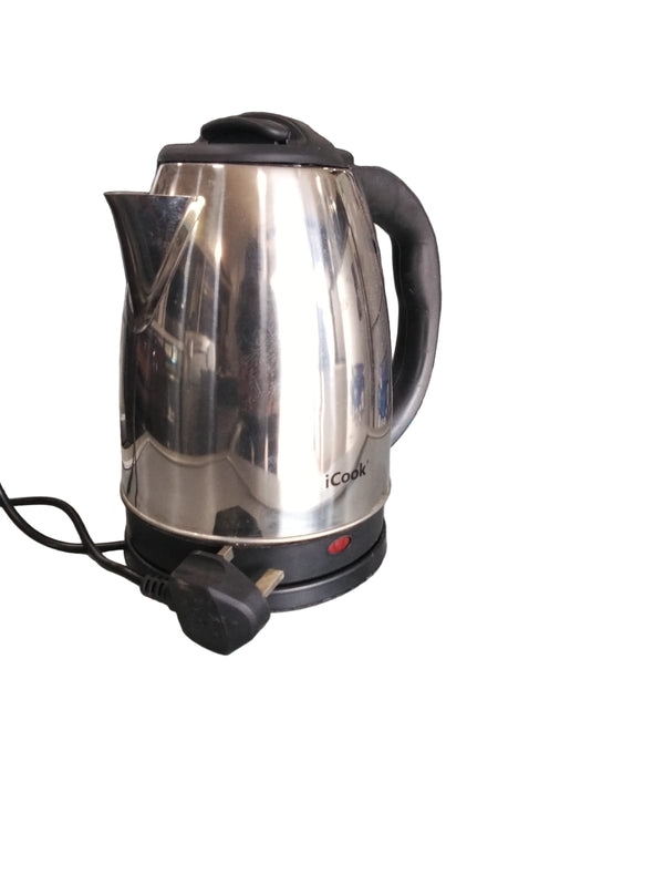 Icook IC701 Electric Kettle - 1.8L - Silver/Black