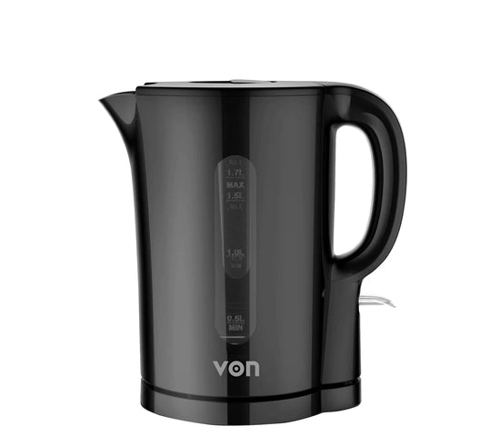 Von VKCL17CDB Cordless Kettle - 1.7L, Black