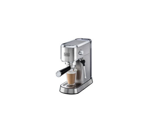 Black+Decker ECM150-B5 Espresso Coffee Machine - Silver