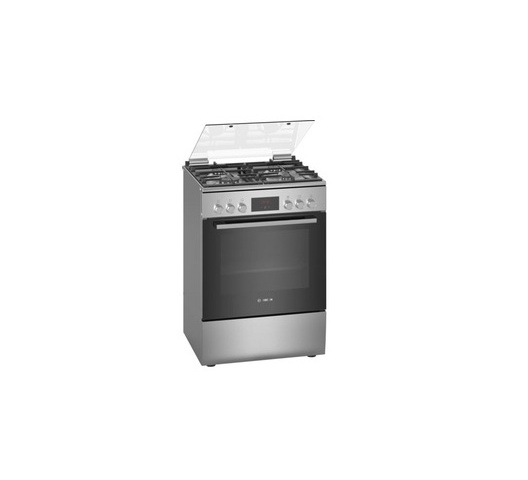BOSCH Cooker 4 Gas + Electric Oven - Semi Inox