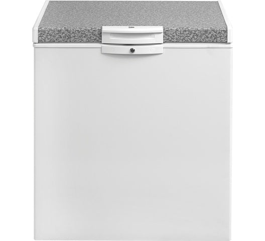 Beko HS255 Chest Freezer, 195L - White