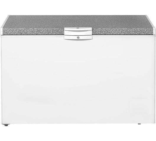 Beko HS455 Chest Freezer, 386L - White