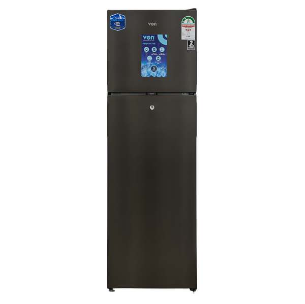 Von TMF VART-25DMS 168 Litres Double-Door Refrigerator – Silver