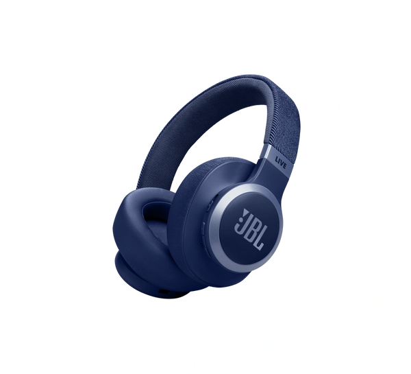 JBL LIVE770NC Wireless Noise Cancelling Over-Ear Headphones - Blue