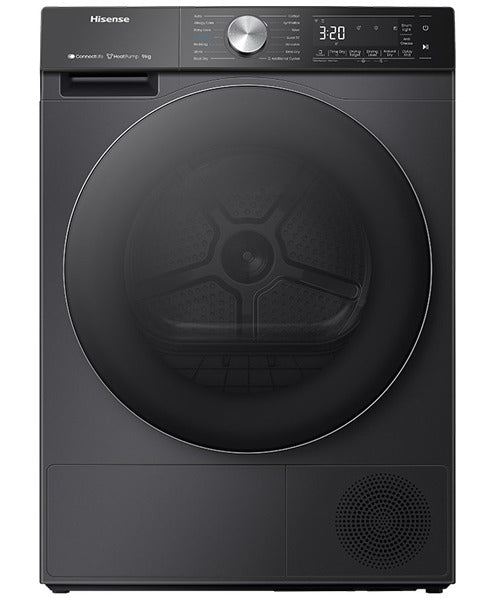 Hisense Drying Machine Front Load 9Kg Grey Dryer Full Automatic