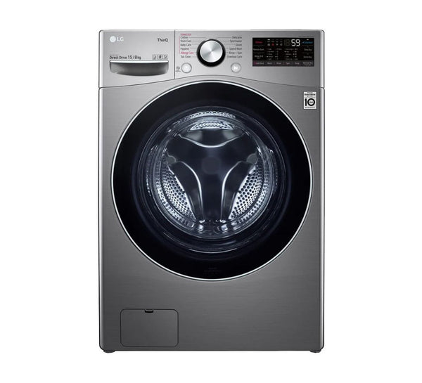 LG F0L9DGP2S Front Load Washer Dryer, 15/8 KG