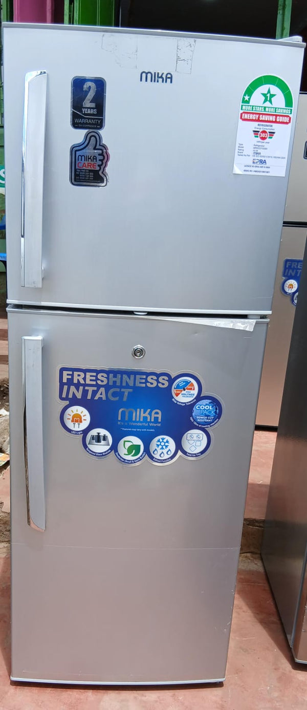 MIKA MRDCD75SBR 138L Double Door Refrigerator Like-New