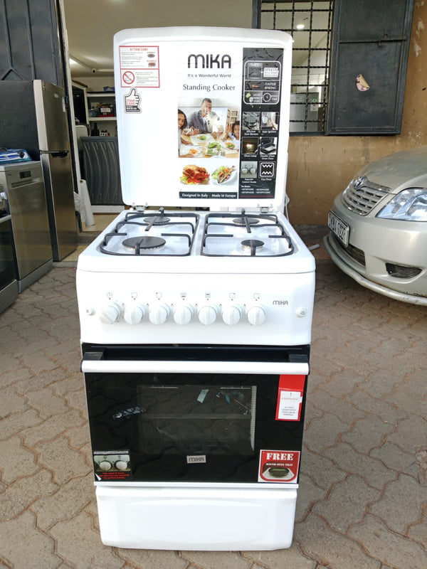 MIKA 50cm x 55cm Standing Cooker MST55PIAGWH/SD