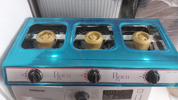 Roch RGC-307TT 3 Burner Automatic Gas Cooker Like-New