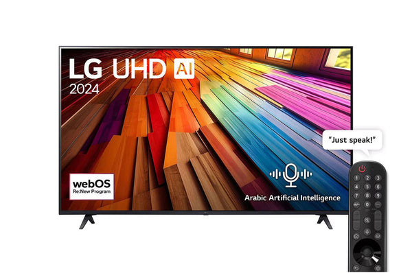 LG 65" 65UT80006LB UHD AI UT80 4K Smart TV AI Magic remote HDR10 webOS24 (2024)