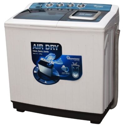 RAMTONS TWIN TUB SEMI AUTOMATIC 12KG WASHER – RW/114