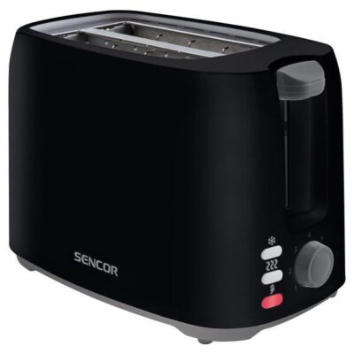 Sencor 2-Slice Bread Toaster (Model: STS 2607BK-MEG2) – Black