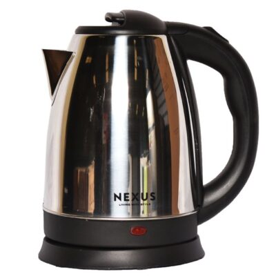 Nexus Electric Kettle, 1.8 Litres – Stainless Steel – Silver