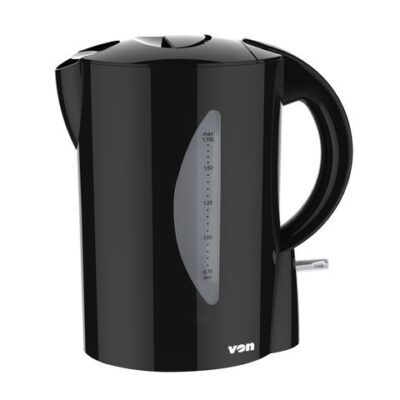 Von Hotpoint 1.7L Corded Kettle – 2200W – Black