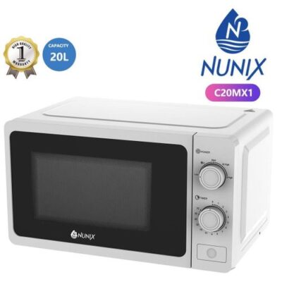 Nunix 20L Analog Microwave (Model: C20MX1)