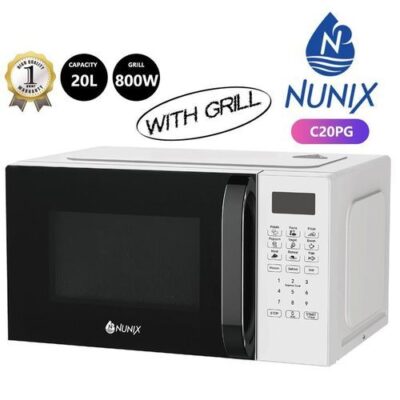 Nunix 20L Digital Microwave with Grill (Model: C20PG)