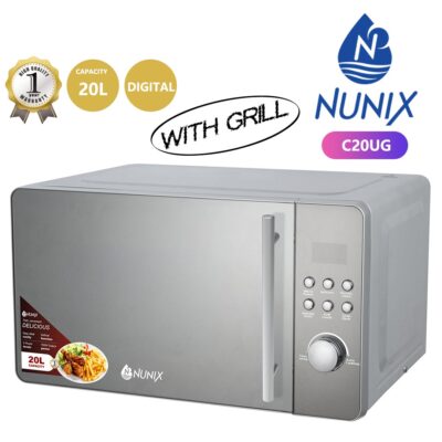 Nunix 20L Digital Microwave with Grill (Model: C20UG)