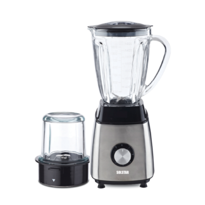 SOLSTAR Blender 600W, 1.6L(Model: BL6105AINBSS) – Silver