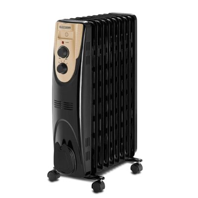 BLACK+DECKER 9 Fin Oil Radiator, Portable (Model: OR090D-B5) – Black