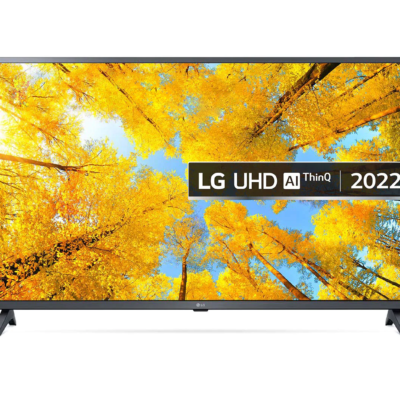 LG UHD 4K TV 43 Inch UQ75 series WebOS Smart AI ThinQ Magic Remote HDR10 Pro Game Optimizer & Dashboard – Black