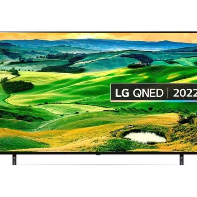 LG 4K QNED 55 Inch, QNED80 Series Quantum Dot NanoCell Colour, α7 Gen5, Local Dimming (Model: 55QNED806QA) – Black