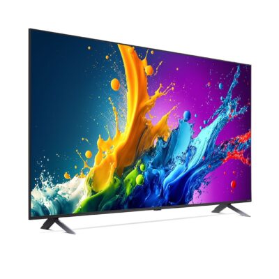 LG QNED TV 2024 65 Inch QNED80T Series WebOS24 Smart AI ThinQ Magic Remote HDR10 HLG AI Sound Pro (Model: 65QNED80T6B) – Black