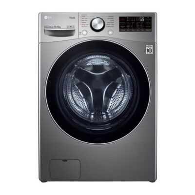 LG Front Load Washing Machine 15/8Kg | Wash+Dry (Model: F0L9DGP2S) – Platinum Silver