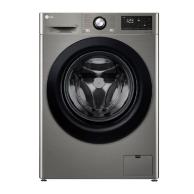 LG  Front Load Washing Machine 9kg (Model: F4R3VYG6P) – Black/Platinum