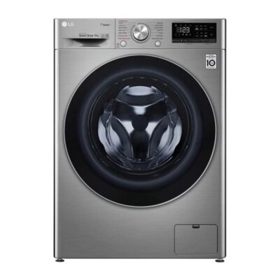 LG  Front Load Washing Machine 9kg (Model: F4R5VYG2P) – Silver/Platinum