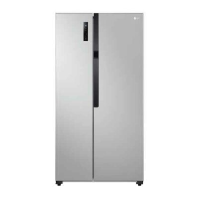 LG 519L Double Door Top Freezer Fridge (Model: GCFB507PQAM) – Silver