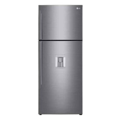 LG 438L Double Door Top Freezer Fridge (Model: GL-T652HLCM) – Silver