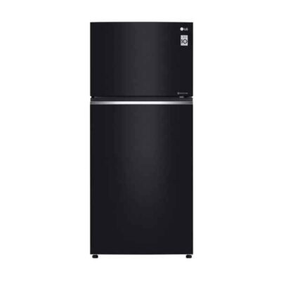 LG 506L Double Door Top Freezer Fridge (Model: GN-C702SGGU) – Black