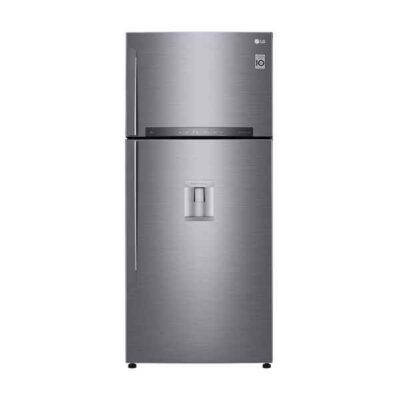 LG 509L Double Door Top Freezer Fridge (Model: GN-F702HLHU) – Silver